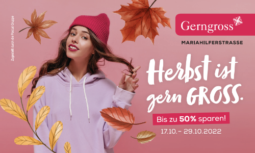 Gerngross Herbst-Gutscheinheft 2022