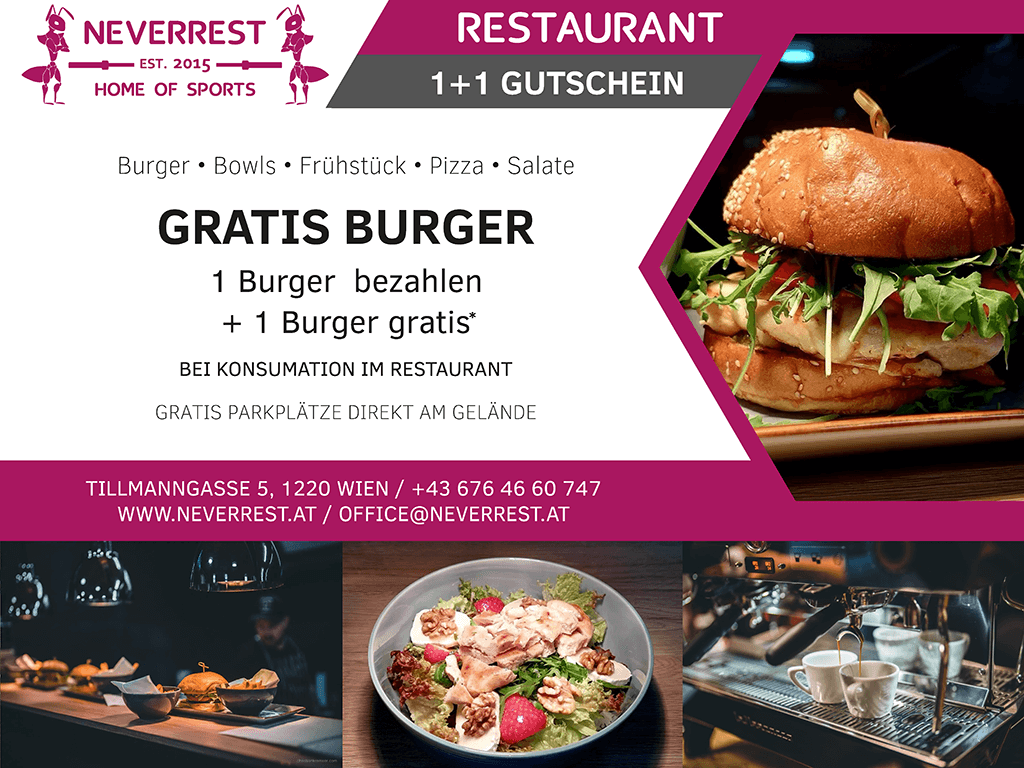 1+1 Burger GRATIS!