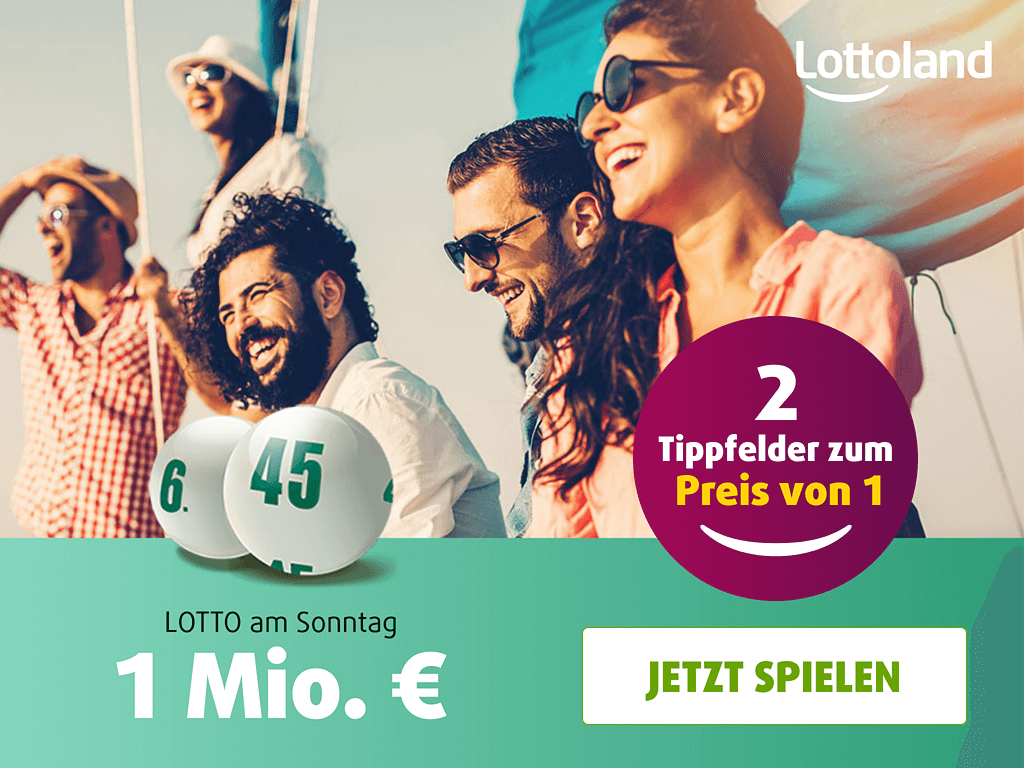 2 Lottotipps zum Preis von 1!