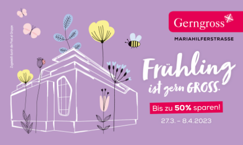 Gerngross Frühlings-Gutscheinheft 2023