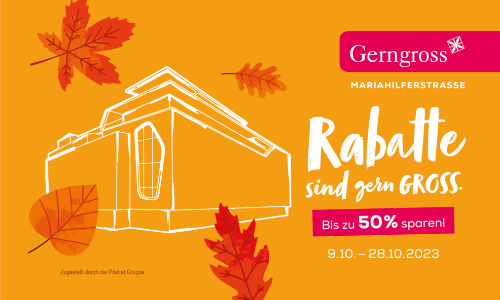 Gerngross Herbst-Gutscheinheft 2023
