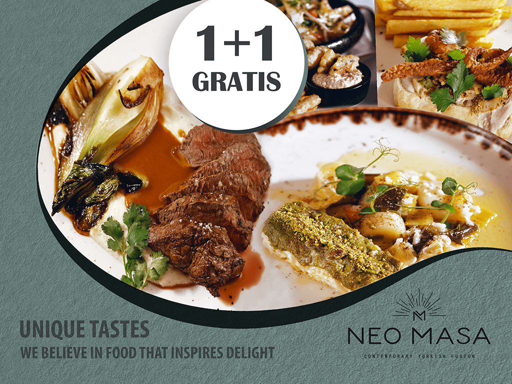 2 Essen 1ner zahlt!