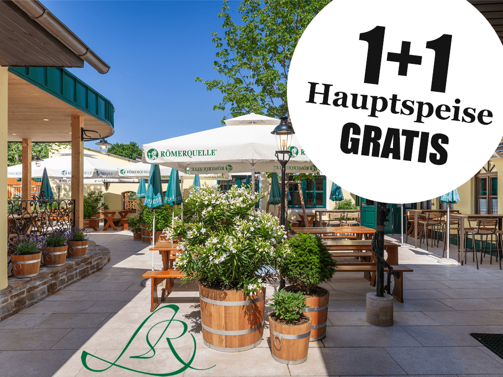 1+1 Hauptspeise GRATIS!