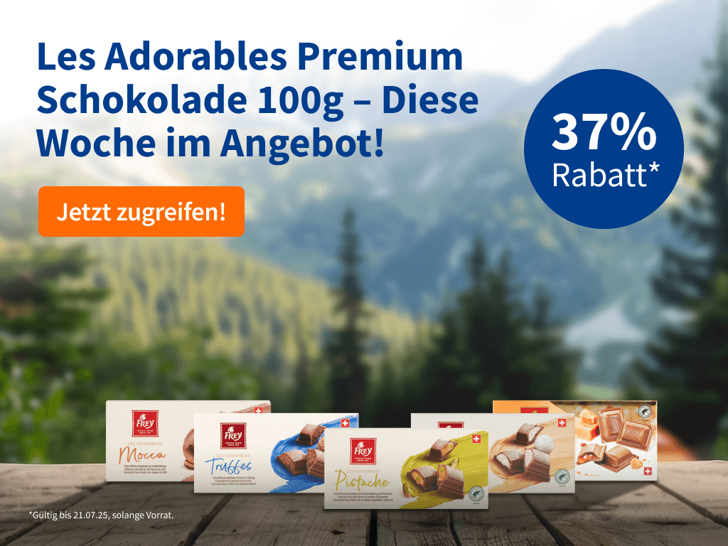 37% Rabatt auf Schokolade!