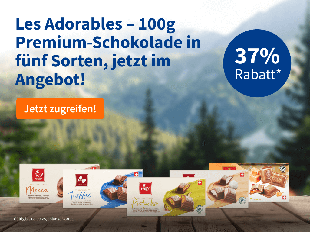 37% Rabatt* auf Premium-Schokolade!