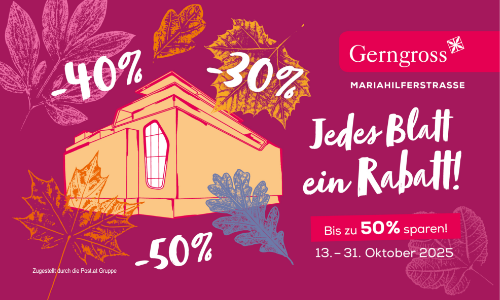 Gerngross Herbst-Gutscheinheft 2025