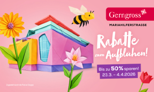 Gerngross Frühlings-Gutscheinheft 2026