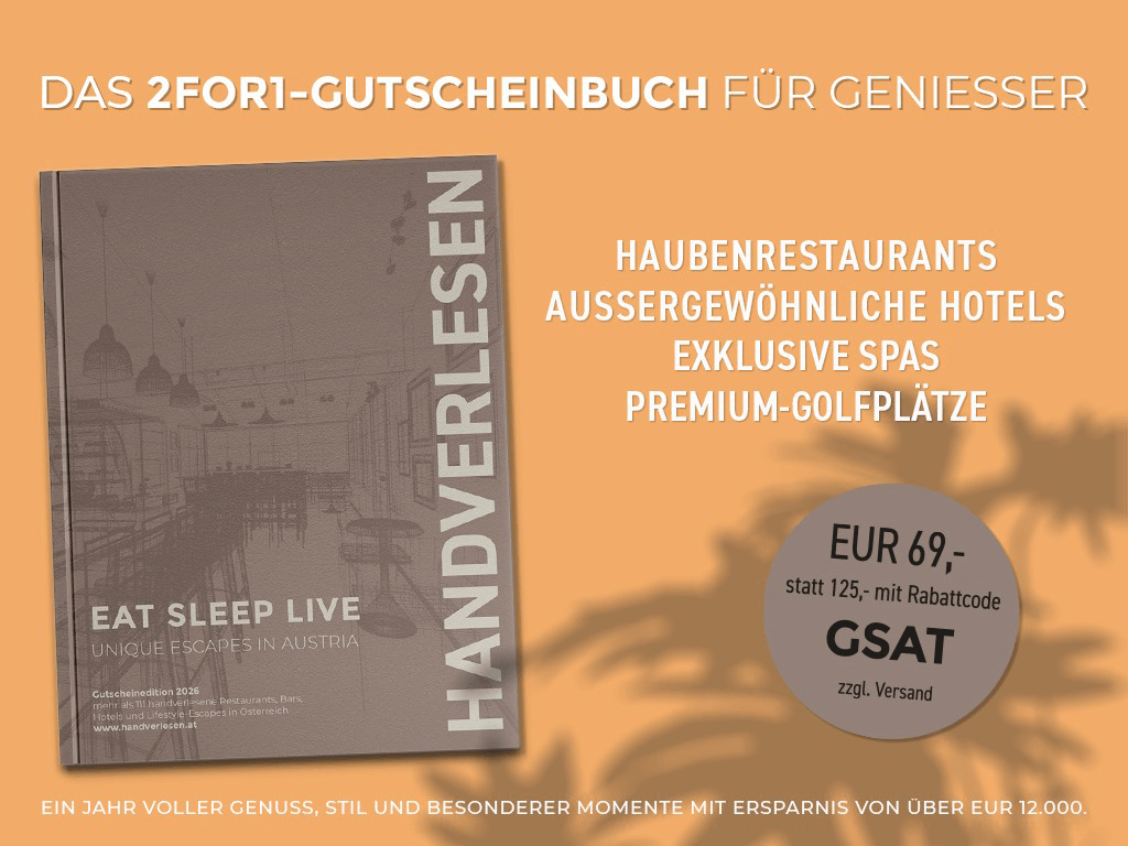 2for1 Gutscheinbuch um EUR 69,-