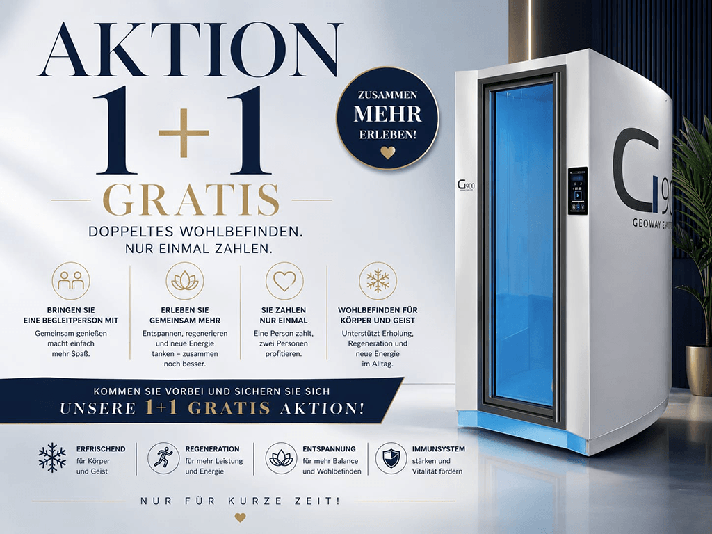 1+1 Kältekammer GRATIS!