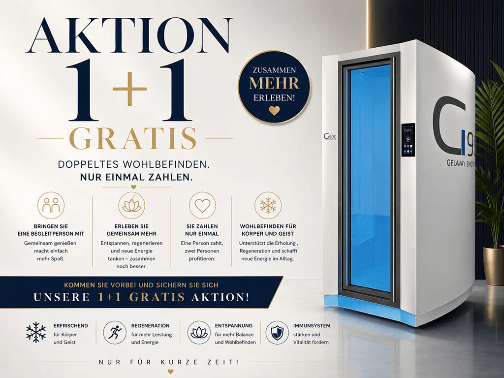 1+1 Kältekammer GRATIS!