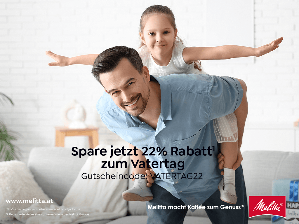 Spare jetzt 22% Rabatt zum Vatertag!