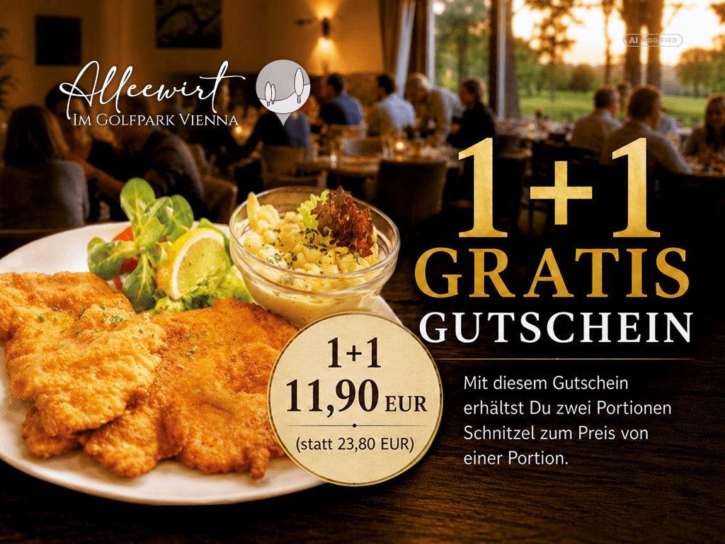 1+1 Schnitzel GRATIS!