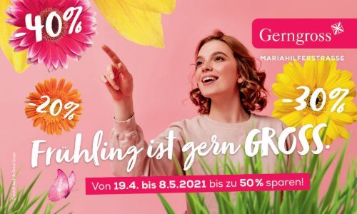 Gerngross Frühlings-Gutscheinheft 2021