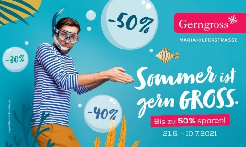 Gerngross Sommer-Gutscheinheft 2021