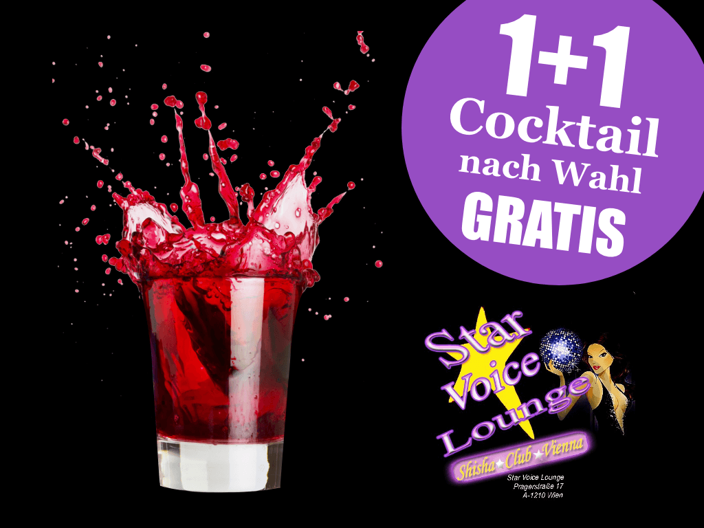 1+1 Cocktail GRATIS!